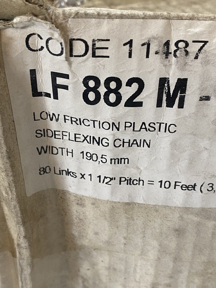 SYSTEM PLAST FLEXON LF 882 M K 750 FLAT TOP CHAIN SIDEFLEXING