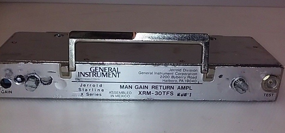 JERROLD XRM-30TFS REVERSE AMPLIFIER