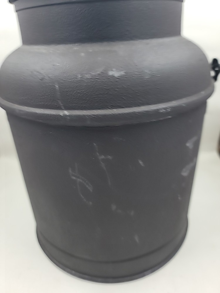 Rustic Tin Milk Can 11" X 7" Diameter