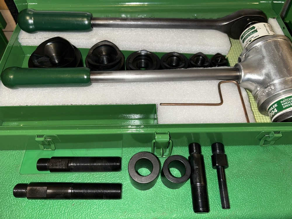 Greenlee Ratchet Knockout Driver Set 1904/1906SB