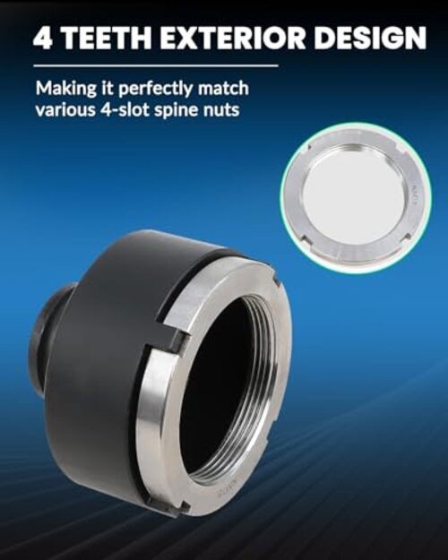 13pc Spindle Nuts Socket Kit Ball Joints Axle Locknut Remove Install Locking