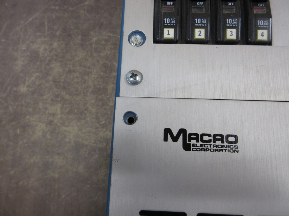 Macro Electronics Miscellaneous Switchboard PDQ-500/LV 5kW (4) 20A 1P Breakers