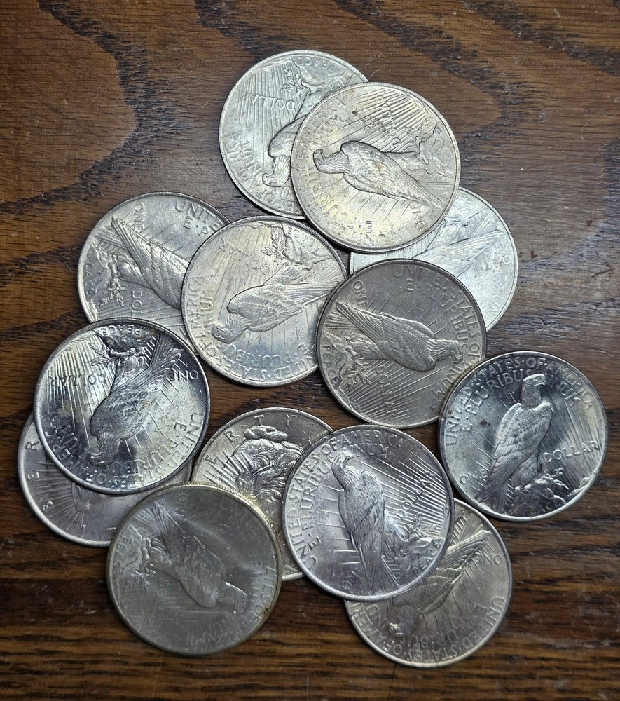 PEACE SILVER DOLLAR BU Uncirculated $1 90% SILVER RANDOM DATES