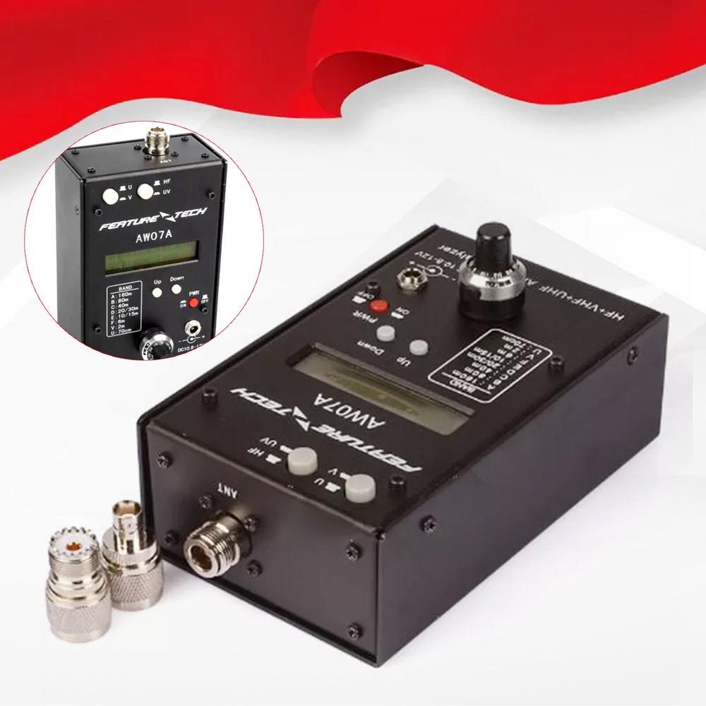 HF VHF UHF RF Impedance Analyzer SWR Meter Antenna Frequency Testing Device