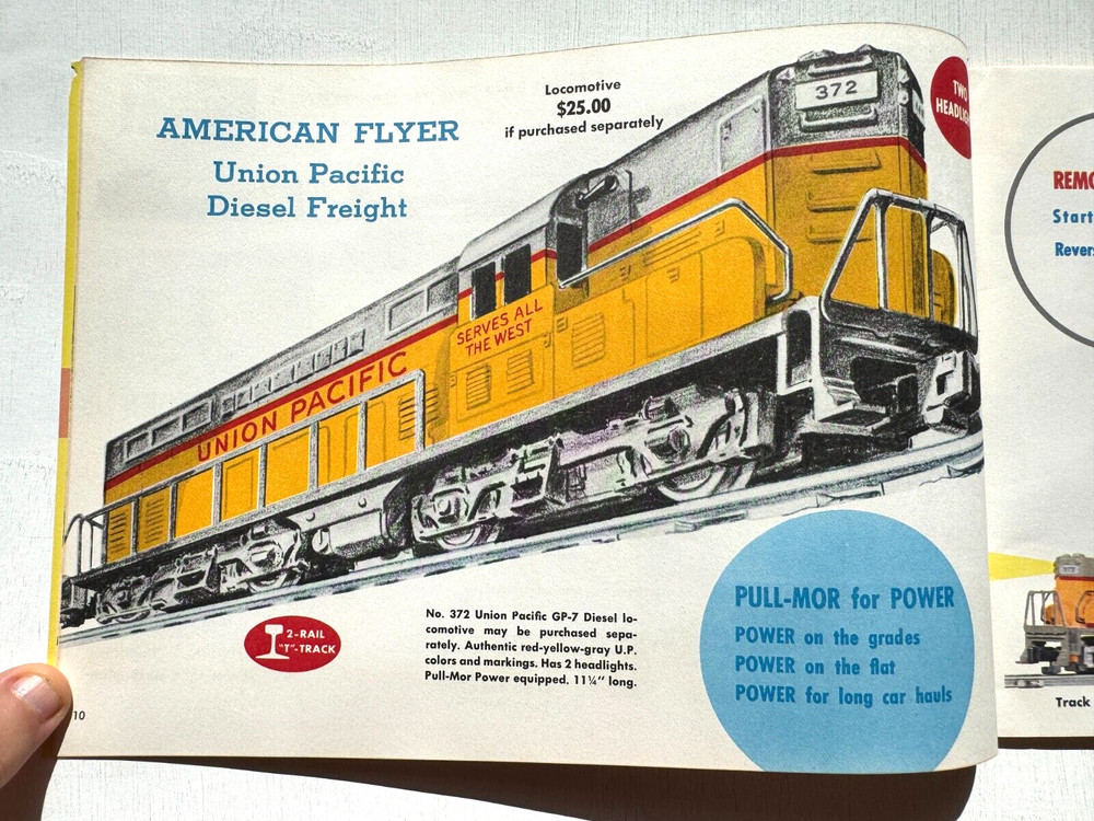 1956 Gilbert American Flyer Model Train Catalog- Nice! 50 Pages!