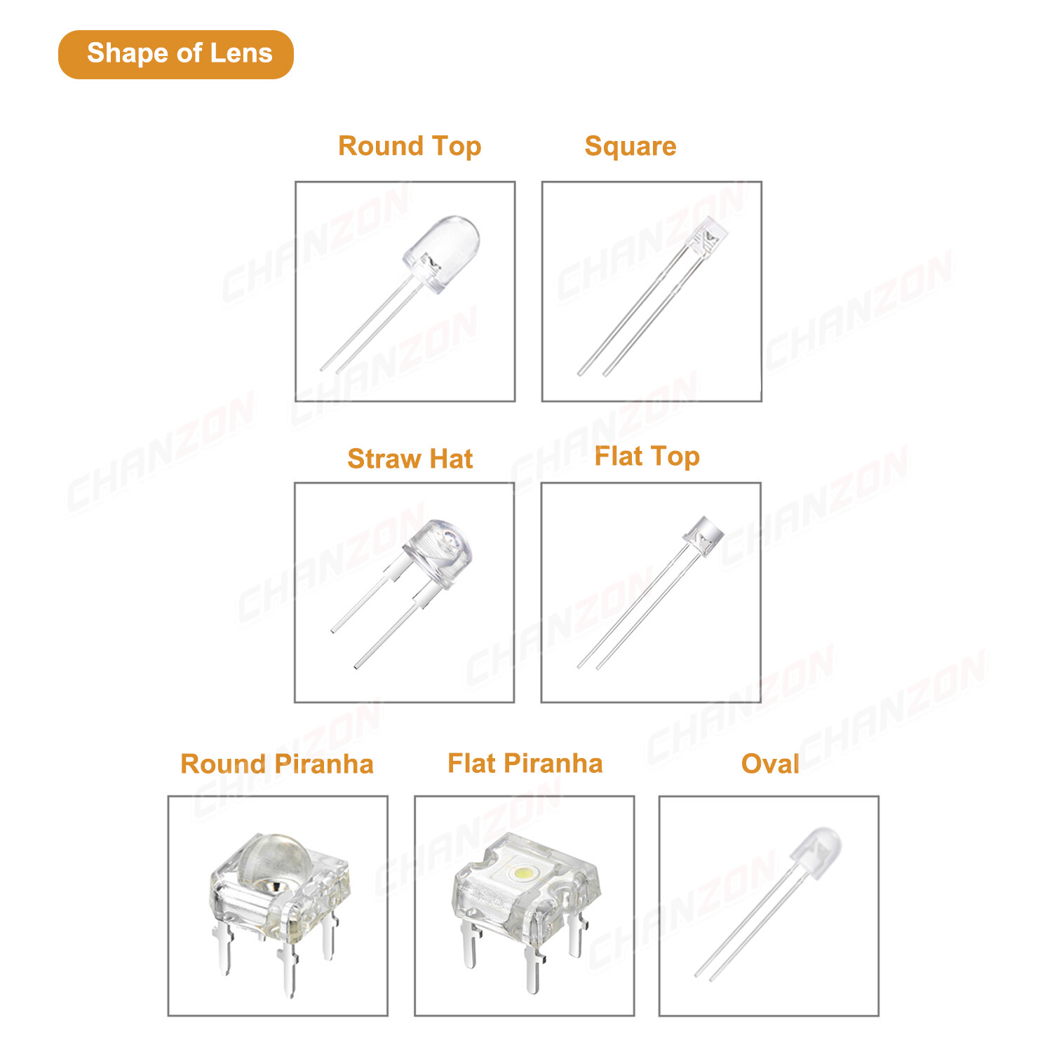 3mm 5mm 8mm 10mm UV LED Diode Red White RGB Lights Emitting Diode Electronics
