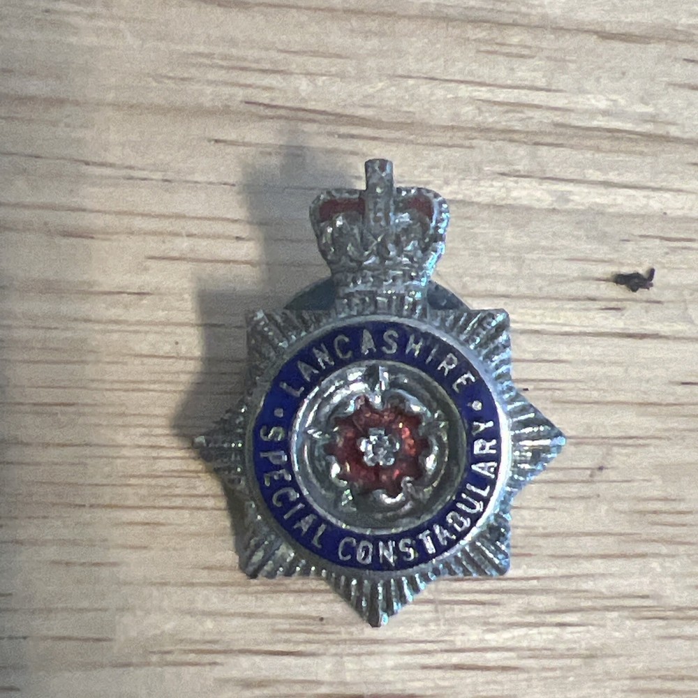 Lancashire Special Constabulary lapel badge
