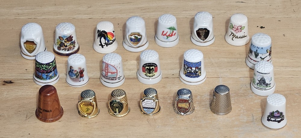 Assorted Souvenir Thimbles. YOU CHOOSE