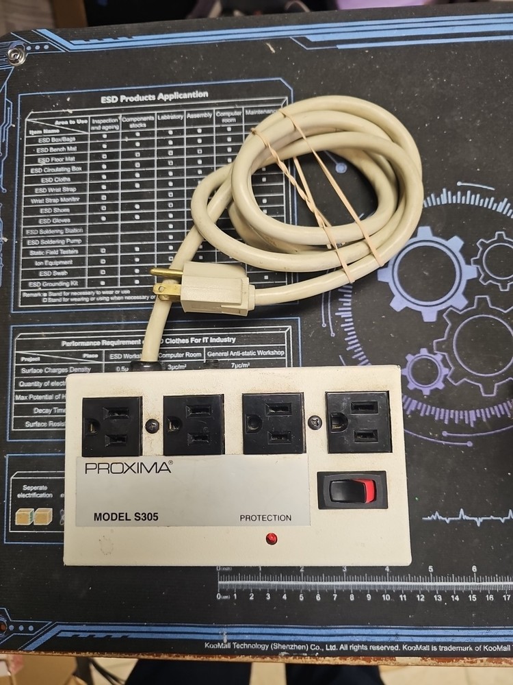 PROXIMA COMPUTER GRADE TRANSIENT SURGE SUPPRESSOR MODEL S305