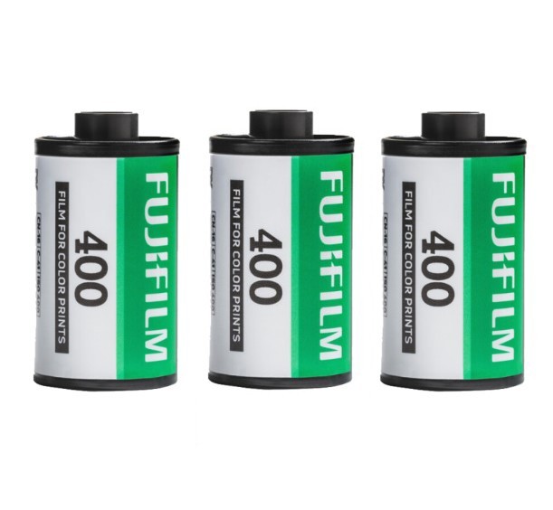 Fujifilm 400 Color Print 35mm Film, 36 Exposure Roll, 3 Pack
