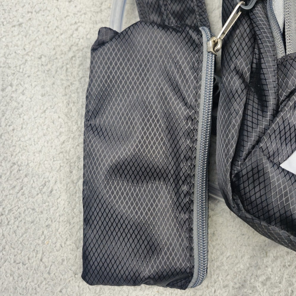 Ozark Trail Hydration Backpack 2L Bladder Black Gray Inner /Outer Pockets 9x16