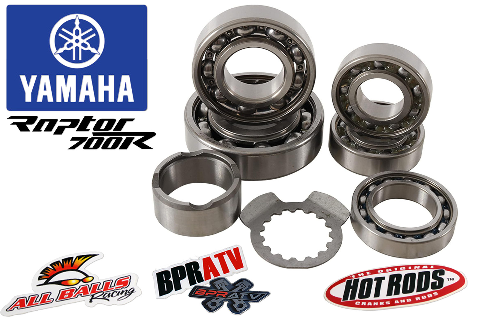 Yamaha Raptor 700 YFM700R Hot Rods Replacement Transmission Bearings Kit TBK0078