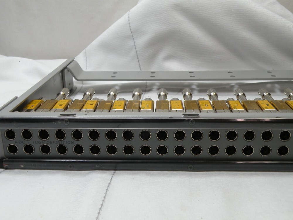 ADC PPI1232-MVJ Panel, ProPatch 2x32 MVJ-3 Normalled Super Video Patch Jackfield