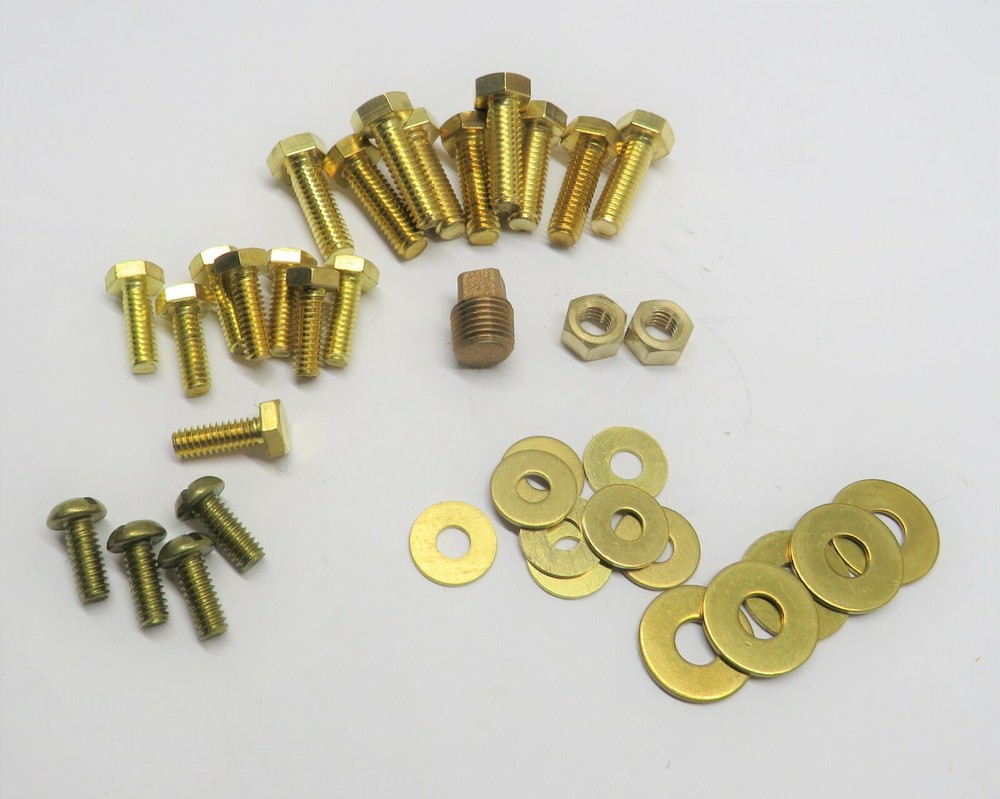 Maytag Gas Engine Model 72 Brass Bolt Set Hit & Miss