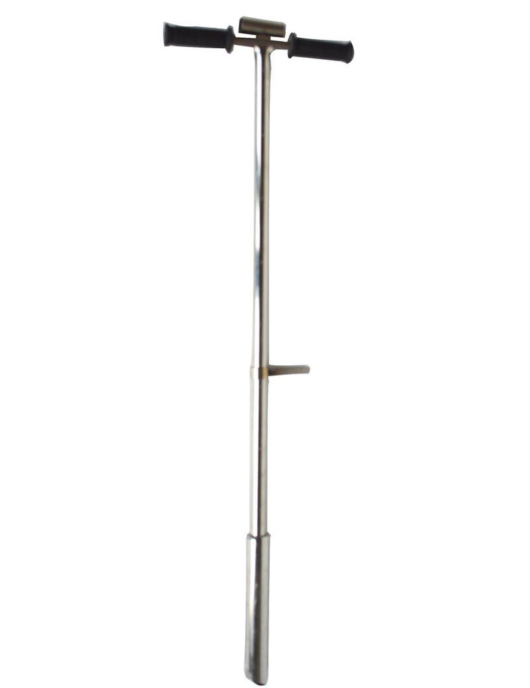 Soil Sampler Probe 8" with Sample Ejector &Foot Peg Root Tool 304 Grade Steel