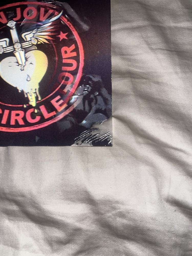 BON JOVI CIRCLE TOUR PROGRAM AND 3D POSTER