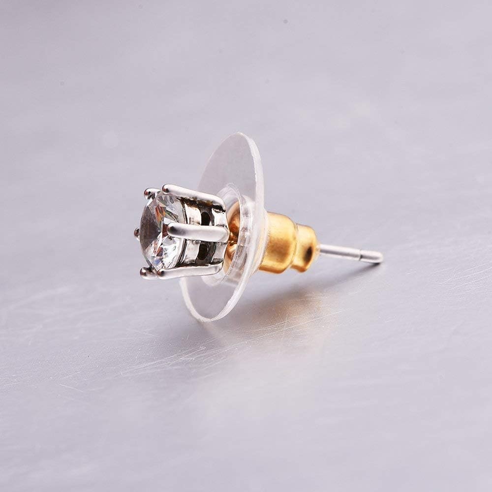200 Pcs Earring Backs for Droopy Ears Backs Replacements Earring Backs for Heavy