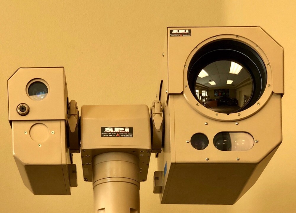 Long range thermal camera HD FLIR PTZ IP stabilized security imaging IR Vision