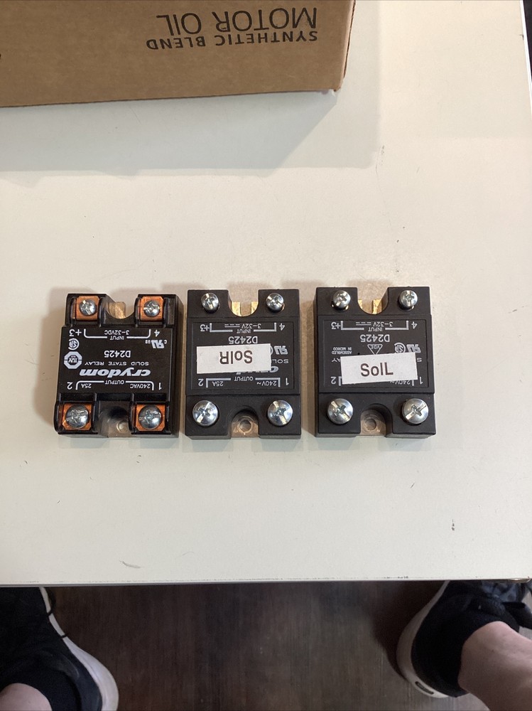 3 Crydom D2425 Solid-State Relay