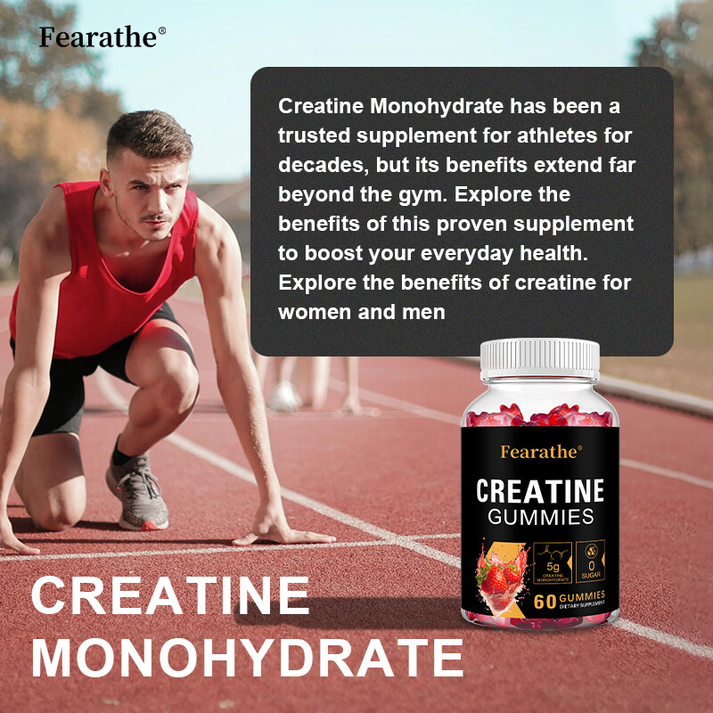 Creatine Monohydrate 5 g Boost Brain Function + Build Muscle