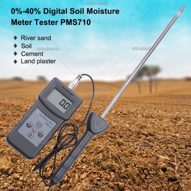 Digital Soil Moisture Meter River Sand Soil Cement Land Tester Sensor Tool