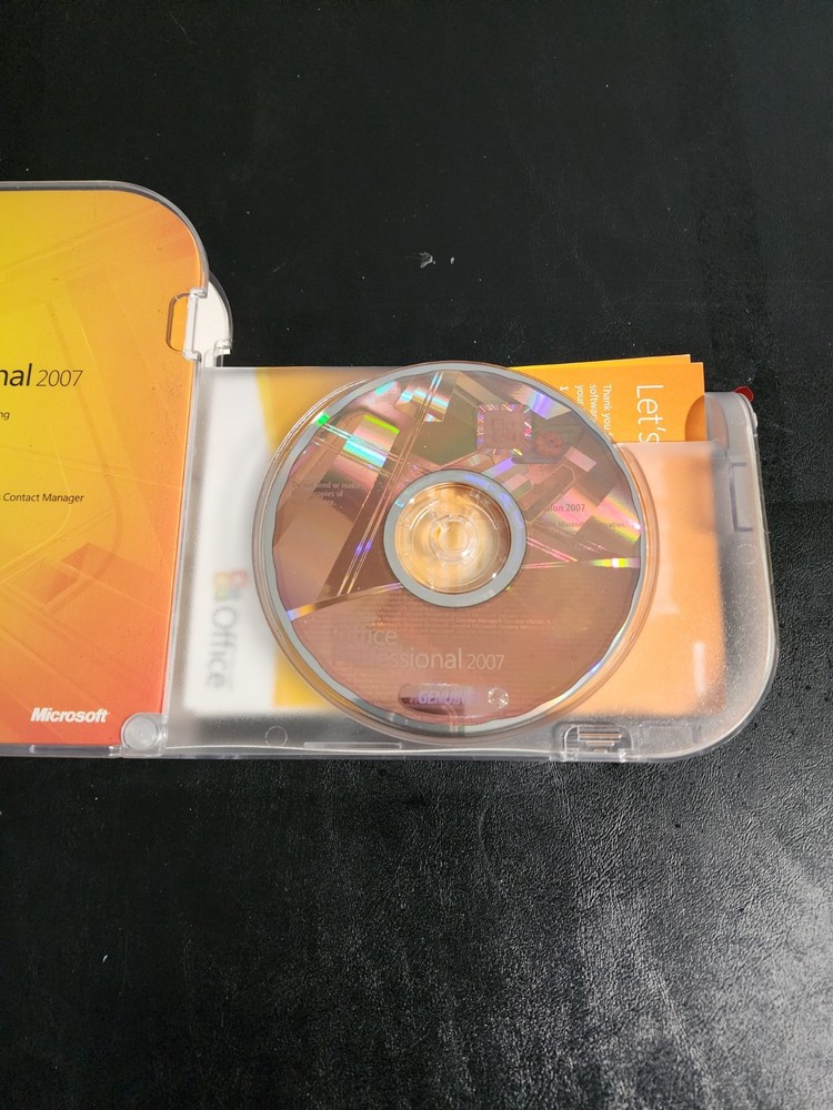 Microsoft Office 2007 Professional Full English Retail Version MS Pro =RETAIL=