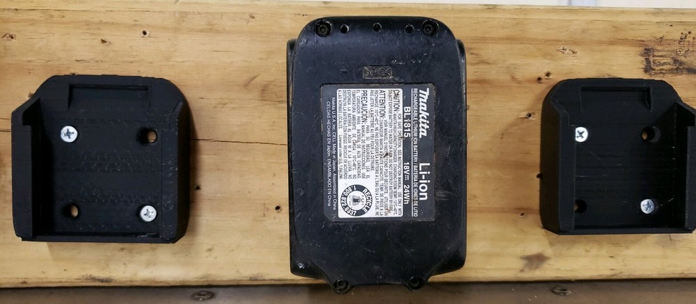 **2 Pack** Makita 18V Locking Battery Holder Mount