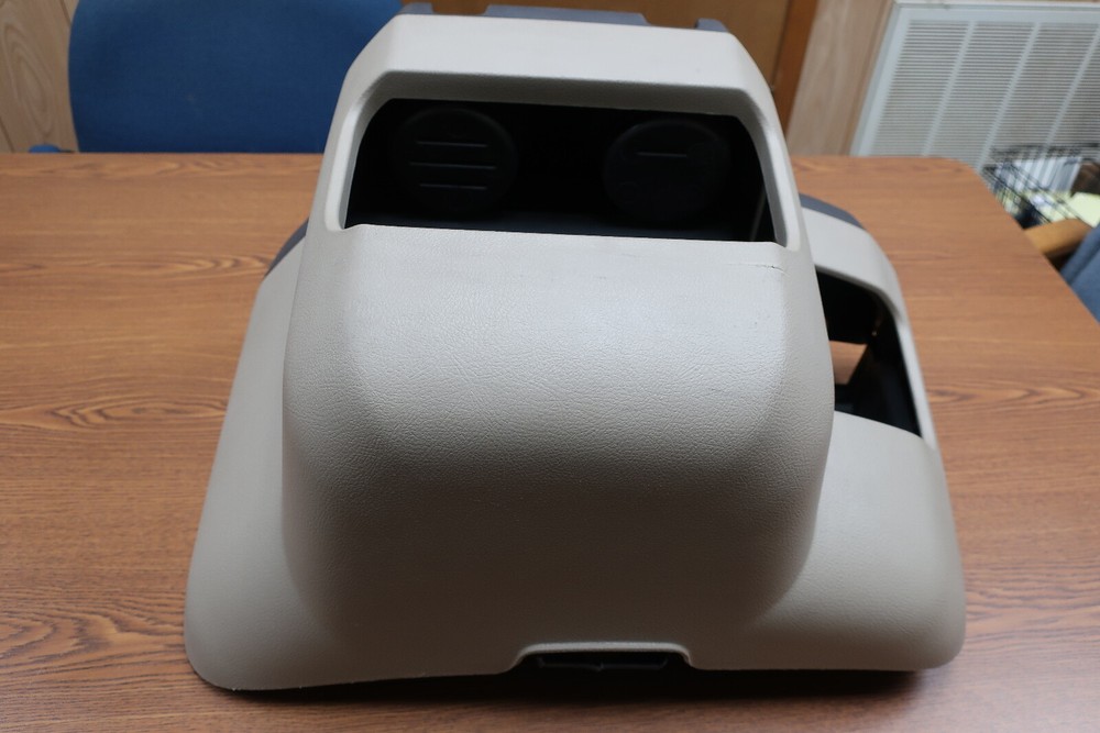 97-15 Ford Econoline Van Tan Center Console Cup Holder