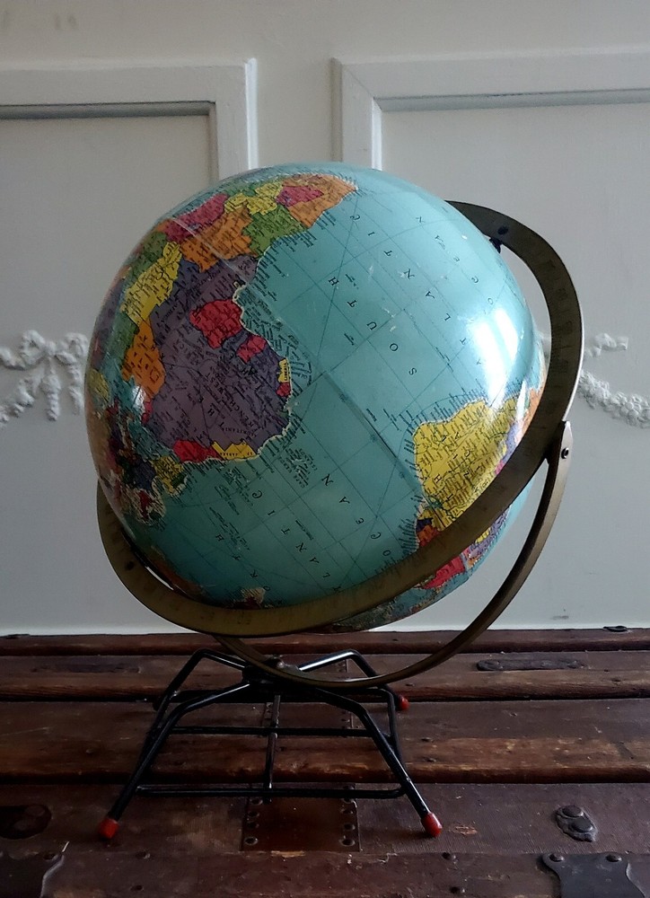 Vintage 50's Repolge Reference Globe