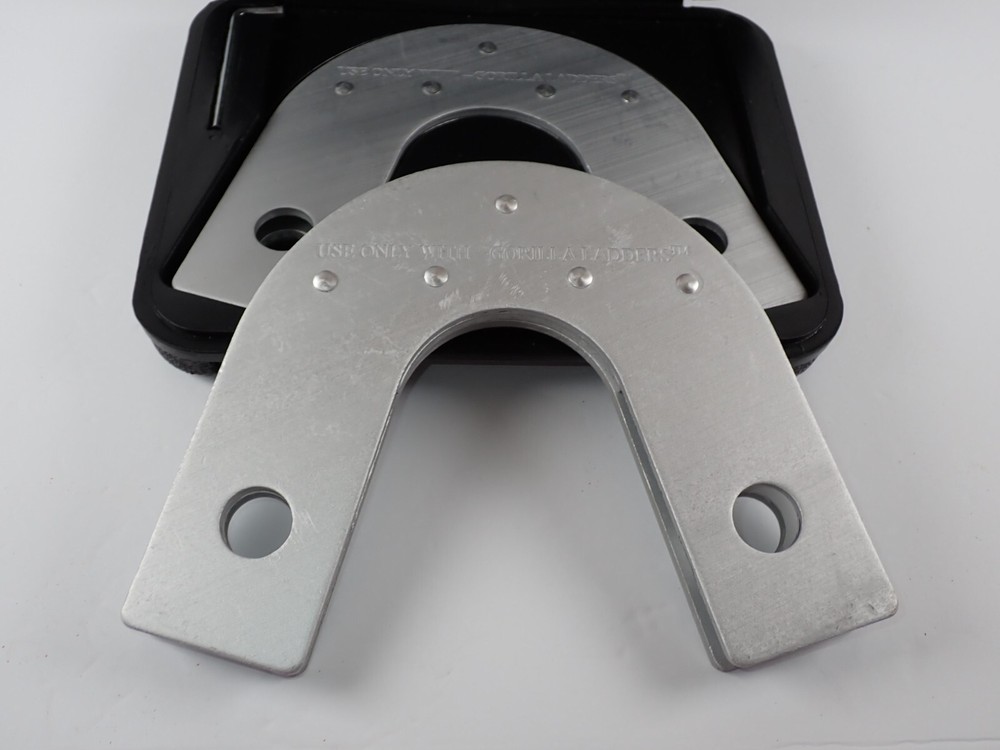 Gorilla Ladder Aluminum Trestle Static Scaffold Fixed Hinge Set w/ Case & Tools
