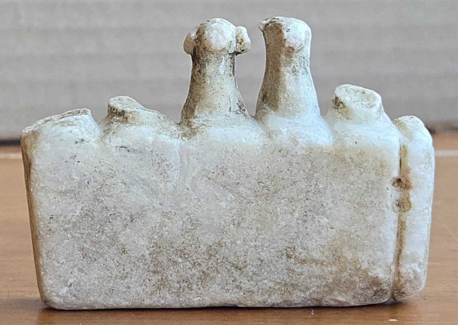 Antique Andean Carved Stone Illa Talisman Amulet Pre-Columbian Peru Andes