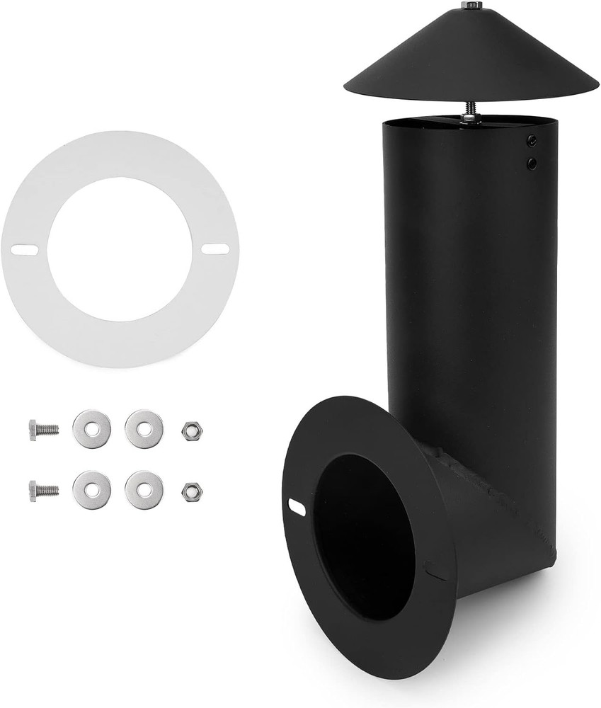 Pellet Grill Smoke Stack Compatible with Pit Boss, Traeger, Camp Chef and Other