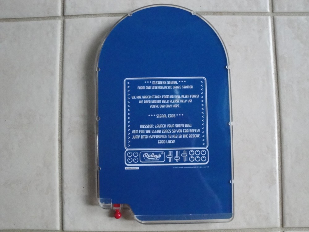 Ridley's Intergalactic Space Hard Plastic Table Pinball Game !