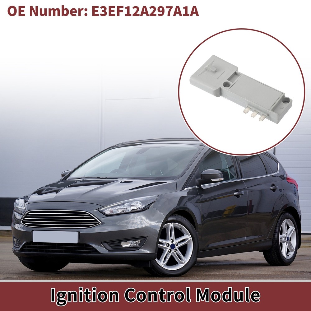 1 Pc No.E3EF12A297A1A Ignition Control Module for Ford Granada II Metal,Plastic