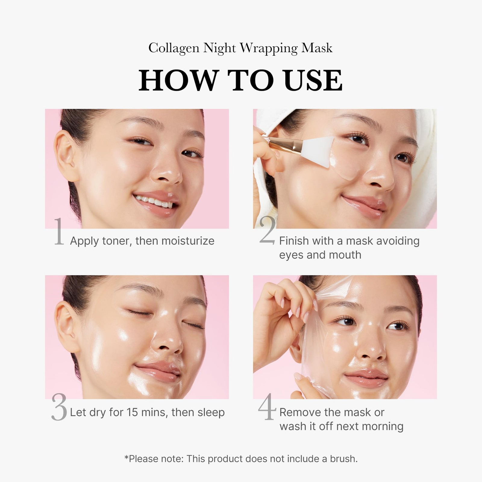 Medicube Collagen Overnight Wrapping Peel Off Mask - Elasticity & Hydration