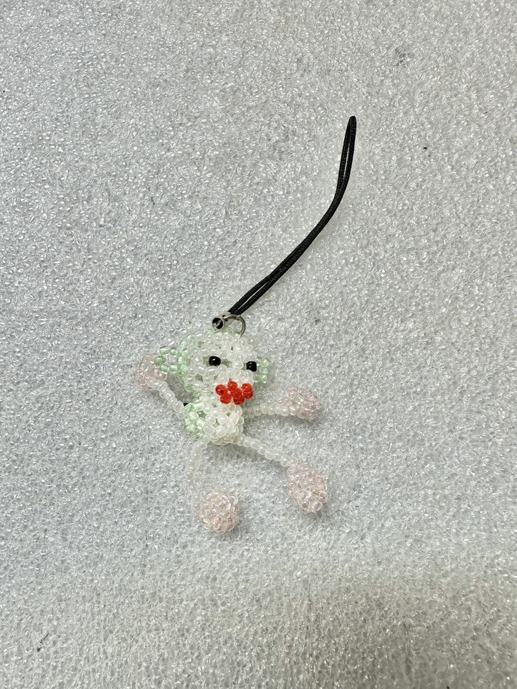 Handmade Seed Bead Adorable MONKEY Bag Charm
