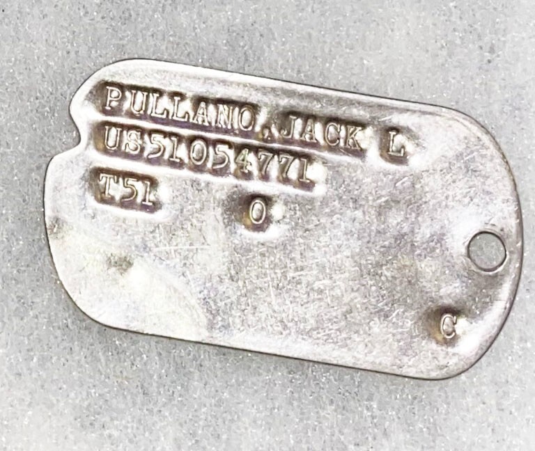Jack Pullano T-51 Single Dog Tag