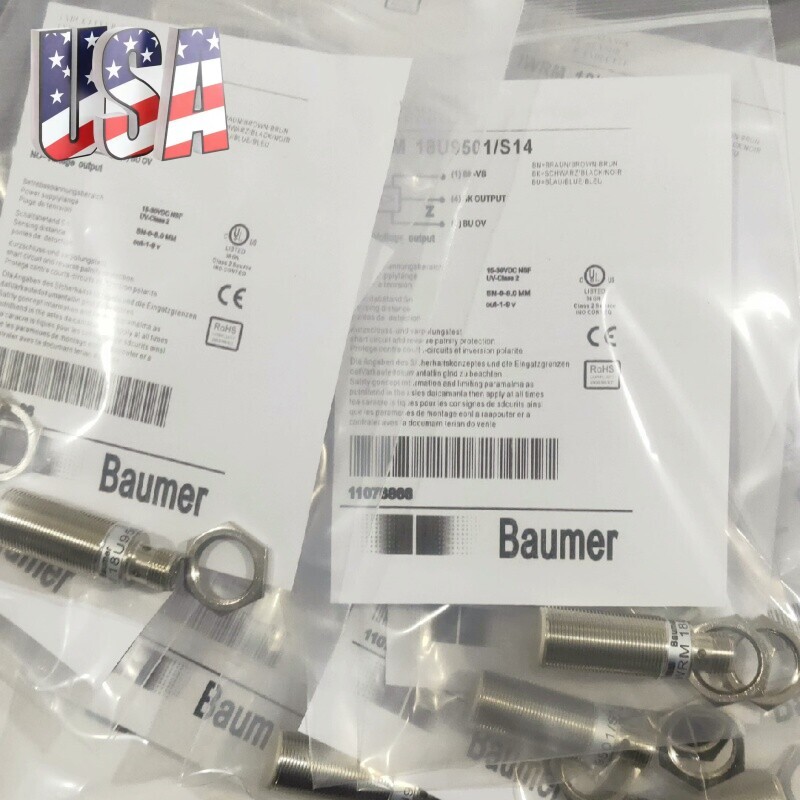 1PCS New Baumer IWRM 18U9501/S14 proximity switch Sensor