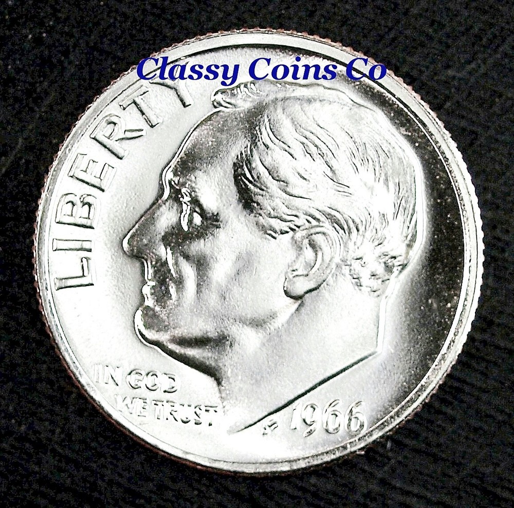1966 SMS Brilliant Uncirculated Roosevelt Dime ☆☆ Great For Sets