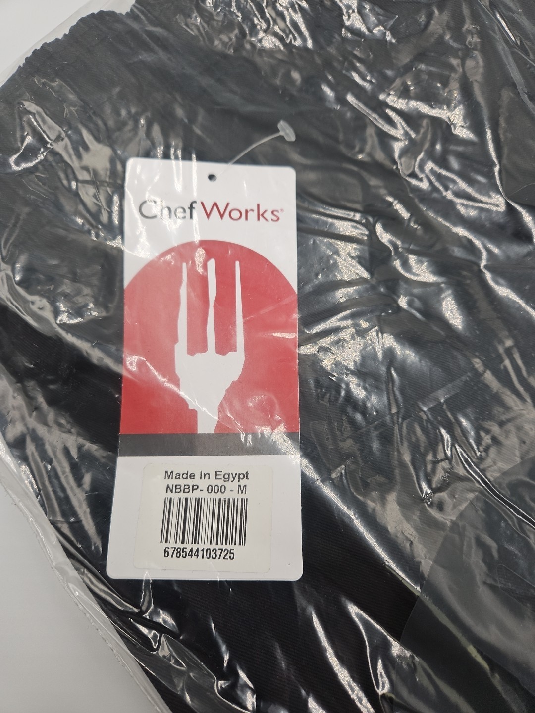 Chef Works - NBBP-000-M - Essential Baggy Chef Pants - Black - Size M