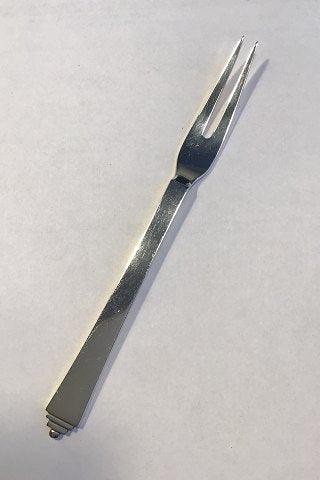 Georg Jensen Sterling Silver Pyramid Cold Cuts Fork No 144