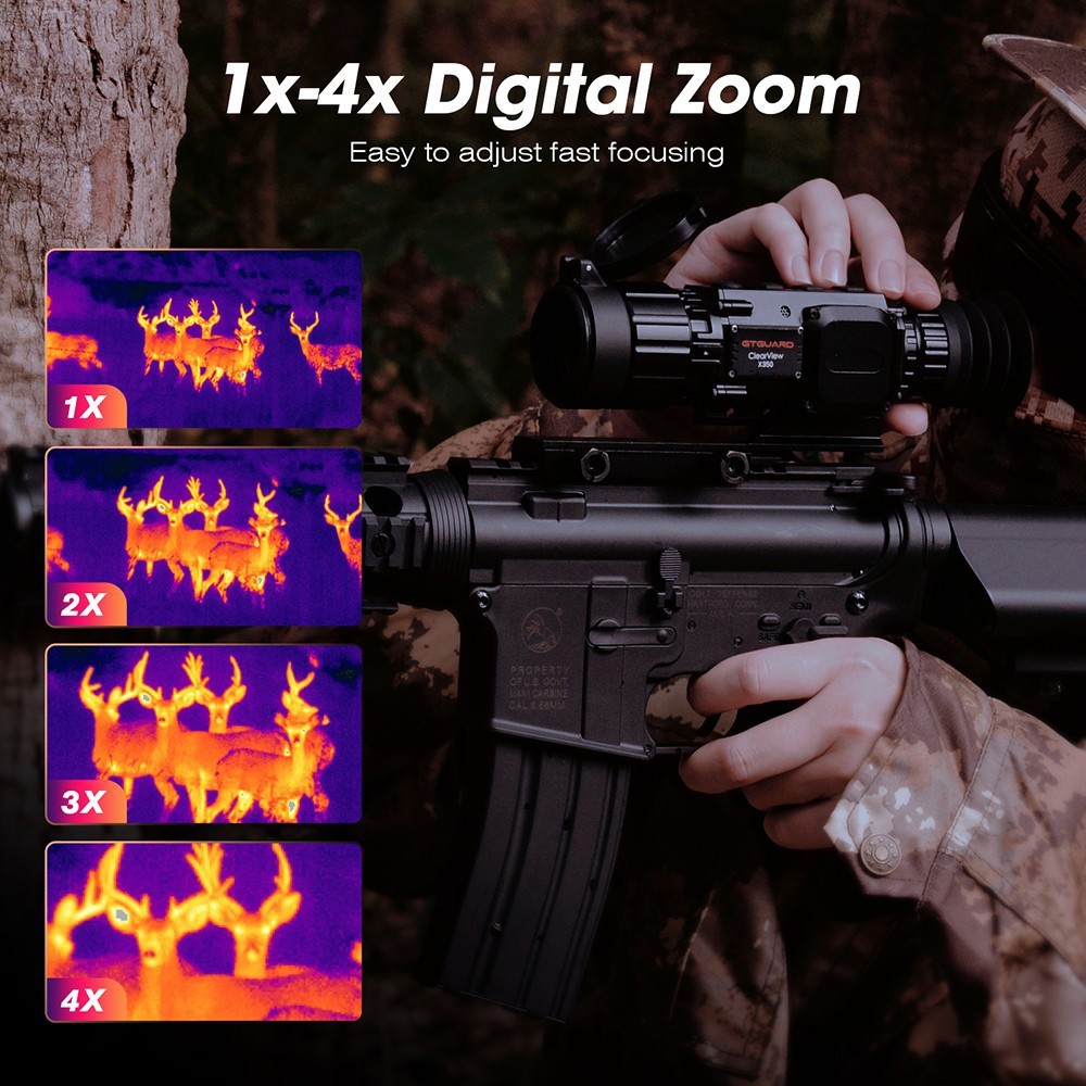 Newest 384x288 Thermal Monocular Night Vision Scope Multi-Function Thermal Scope