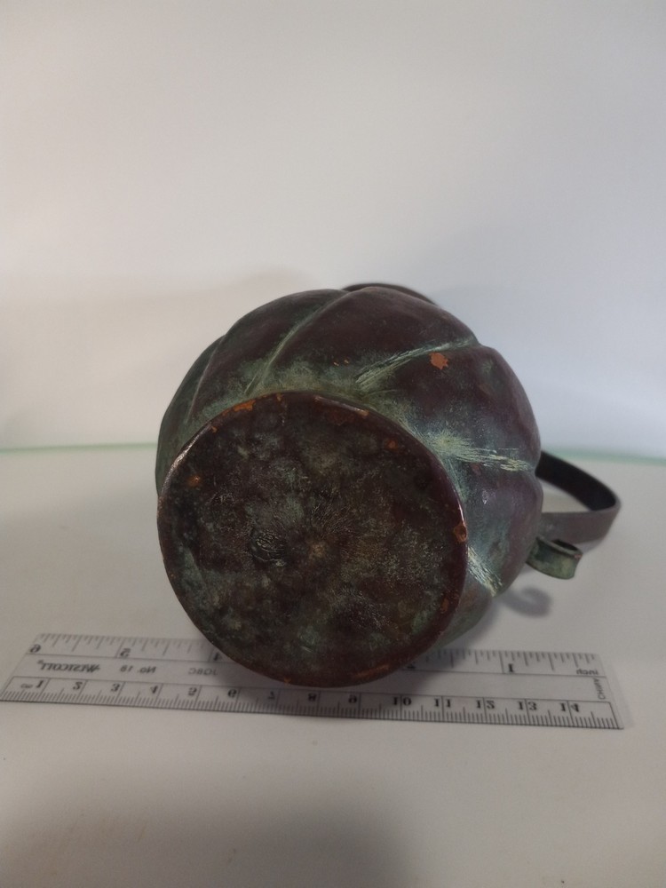 ANTIQUE COPPER Hand Hammered Solid Copper Vase
