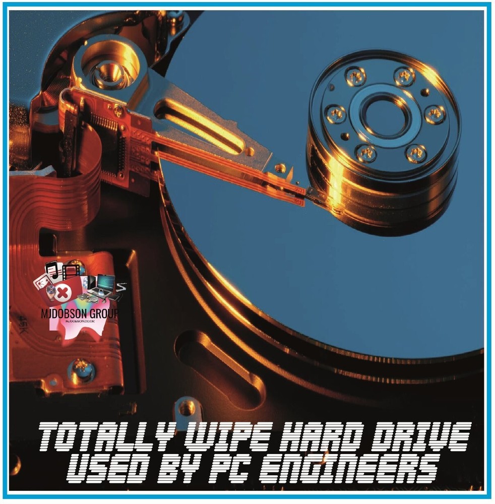 Erase Hard Drive Wipe Clean Format Delete Destroy Data PC's Erase