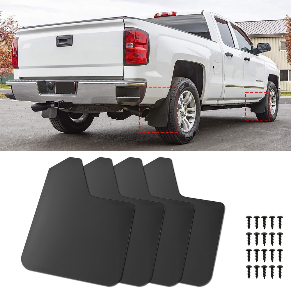 4PCS Mud Flaps Mudguards Fender Splash Guards Mudflaps For Land Rover