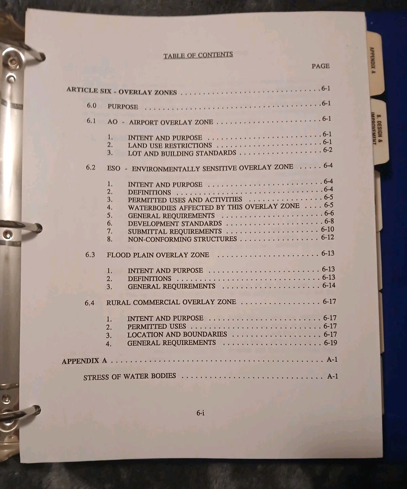 Marion County Florida Land Development Code Binders 1992-1995