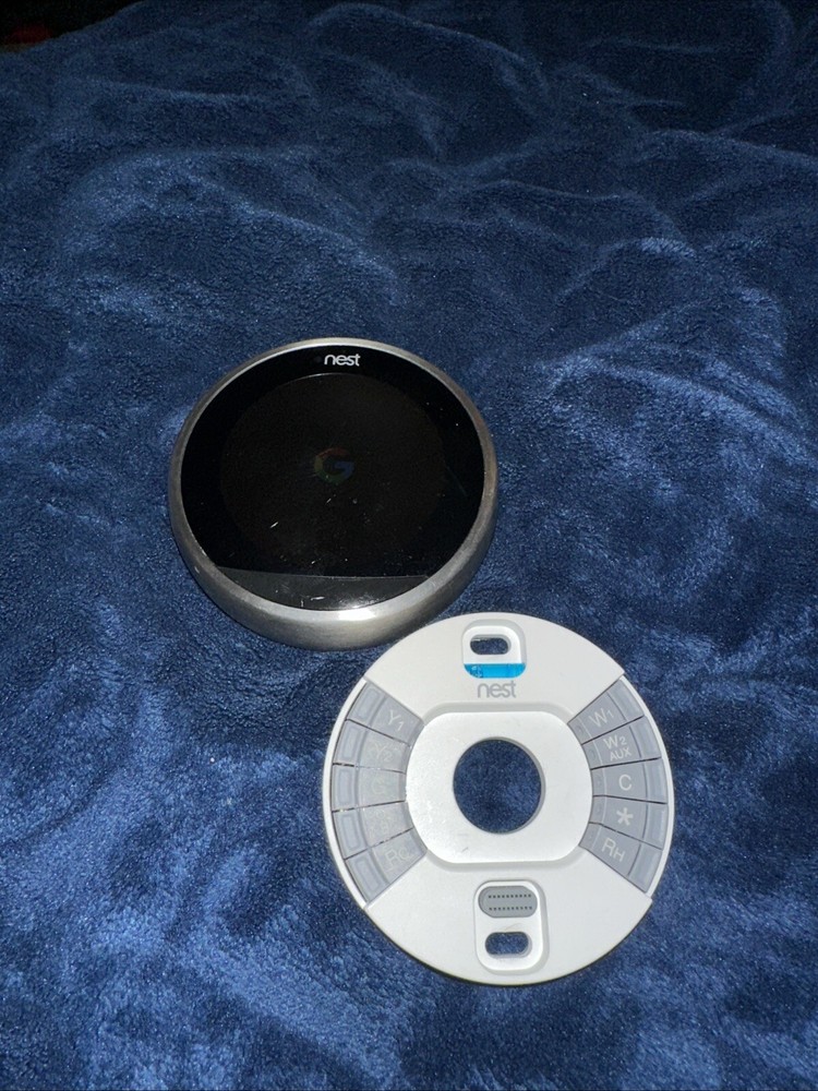 Google Nest Stainless Smart Learning Thermostat A0013