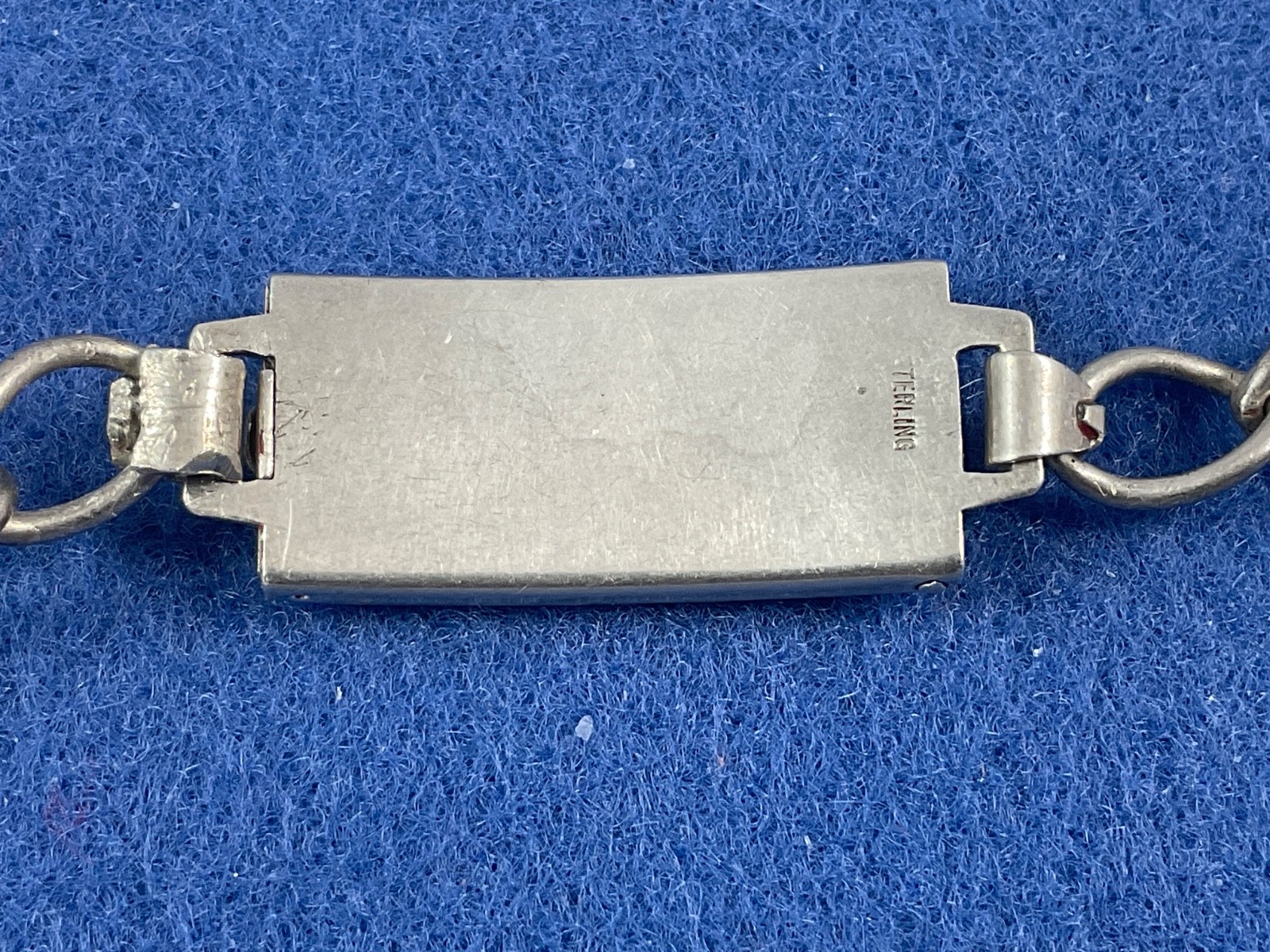 Vintage WW II Sterling Silver Navy Pilot Sweetheart Bracelet & Pendant