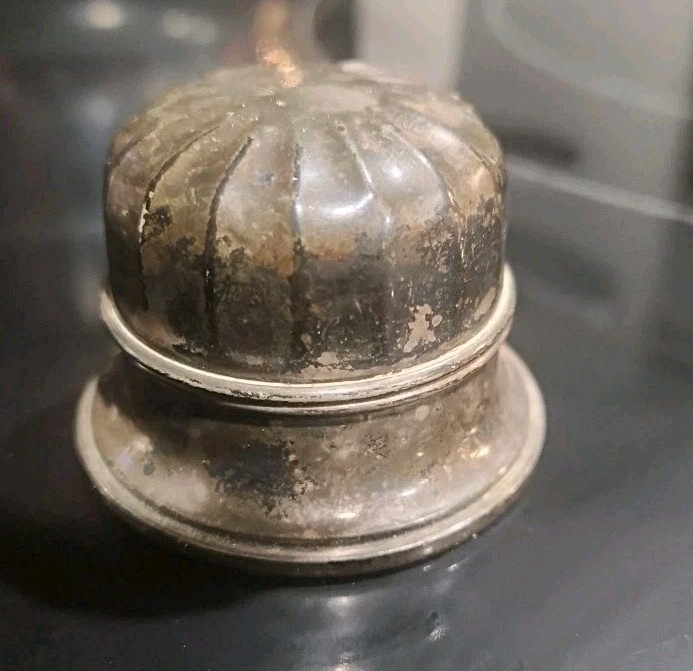 Vintage Birks Sterling Silver Domed Shaped Ring Box