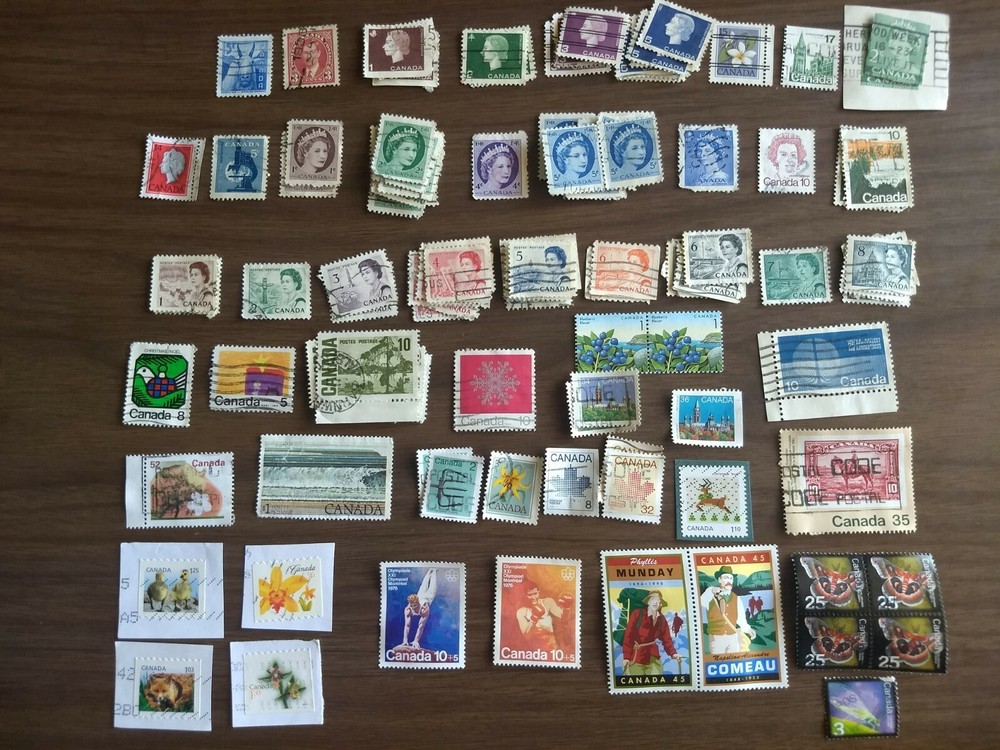 Used Postage Stamps From Canada